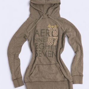 Aeropostale Women's Gray Hoodie